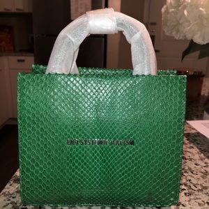Brandon Blackwood Green Python ESR Tote